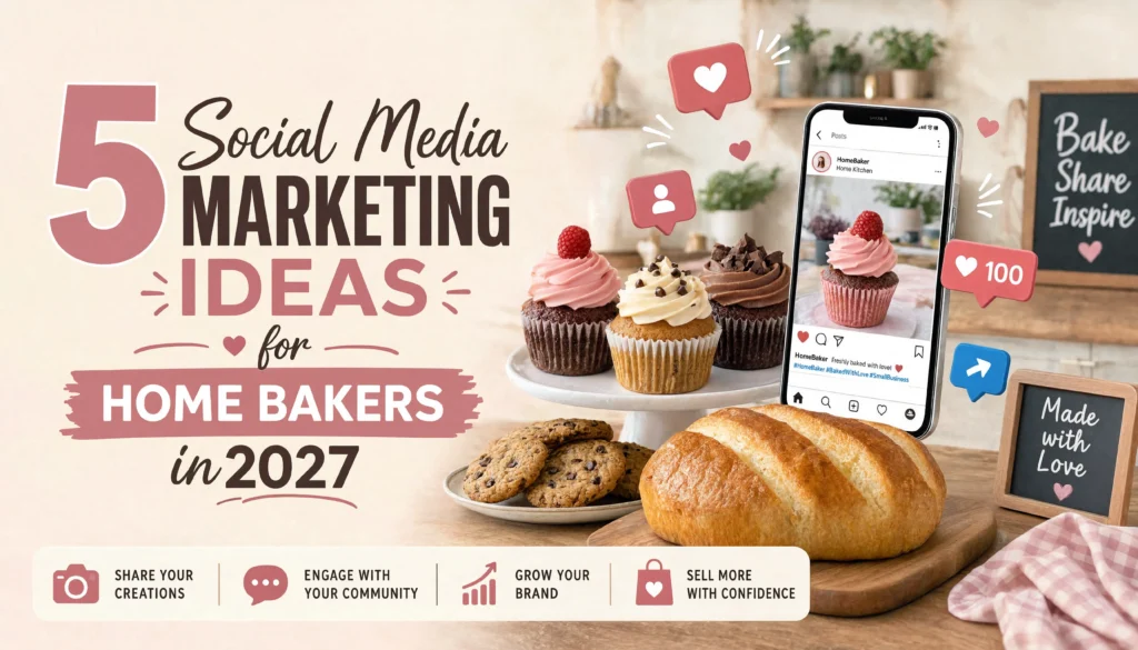 5 social media marketing ideas for home bakers