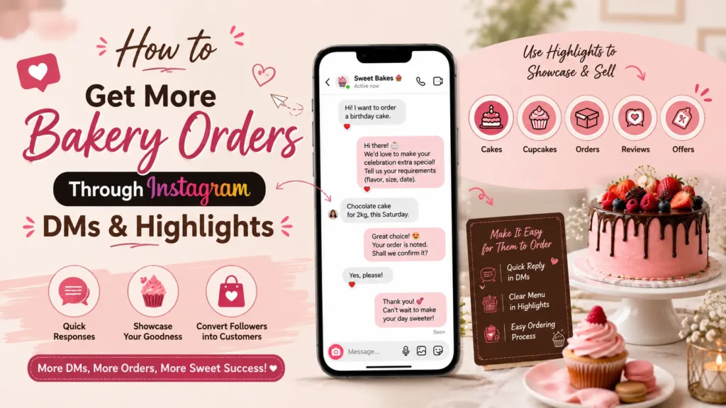 Grow your bakery business and get more bakery orders through Instagram marketing